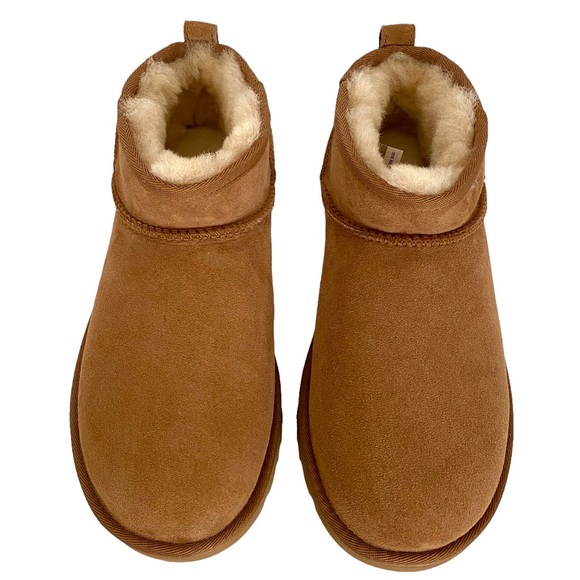 Ugg Classic Ultra Mini Boots Chestnut - Picture 3 of 14